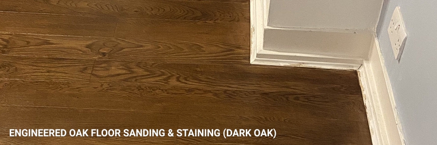 Engineered Oak Floor Sanding Dark Oak 7