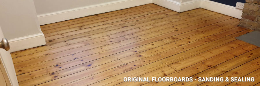 Original Pine Floorboards Sanding & Gap Filling