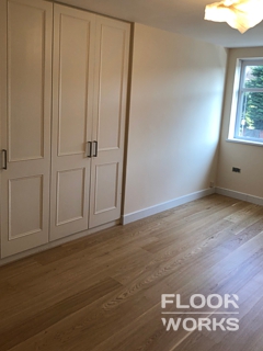 Floor refinishing project in St Johns Wood