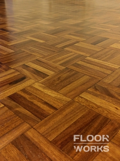 Floor refinishing project in Barbican