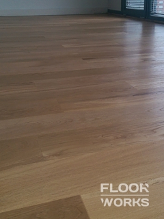 Floor refinishing project in Chiswick
