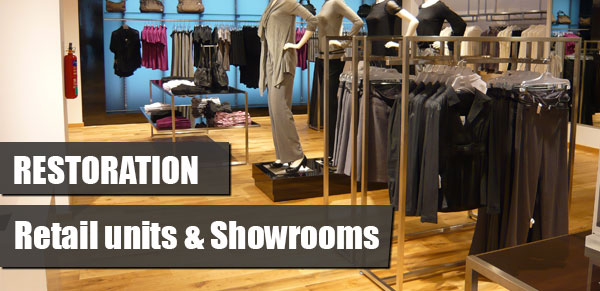 restoration services for wood floors in showrooms