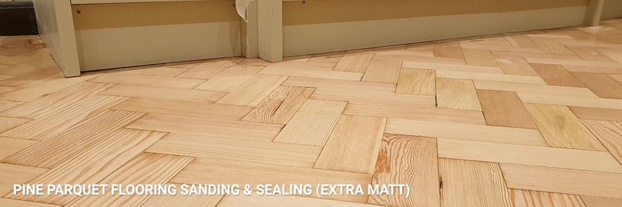 Parquet Flooring Sanding Pine Extra Matt
