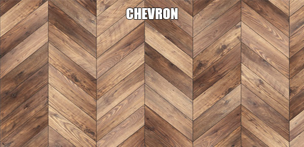 blocks cut and arranged in chevron