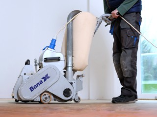 dustless sanding equipment by Bona