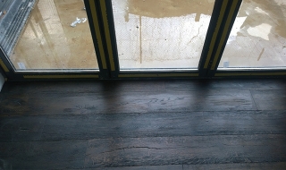 dark hardwood floor