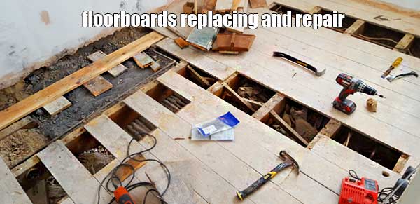 floorboards repair to remove the annoying noise