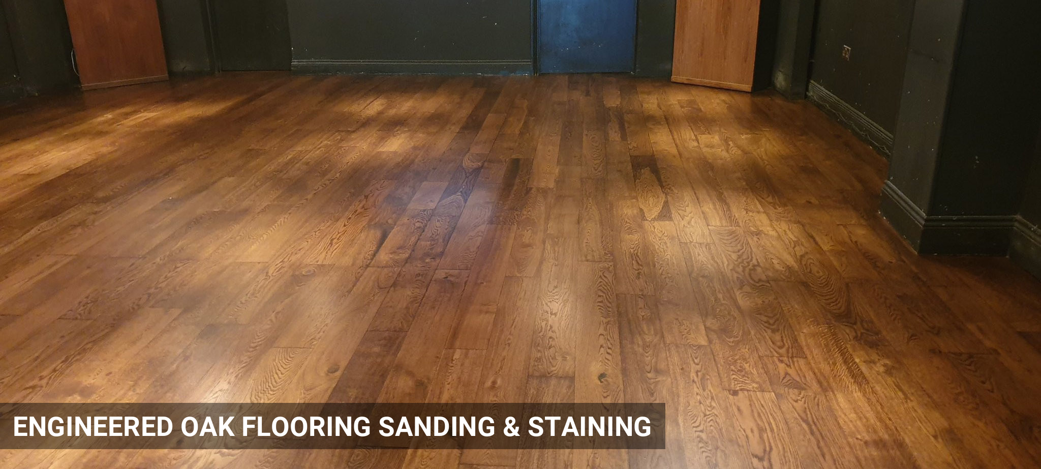 Engineered Oak Flooring Restoration in Dalston