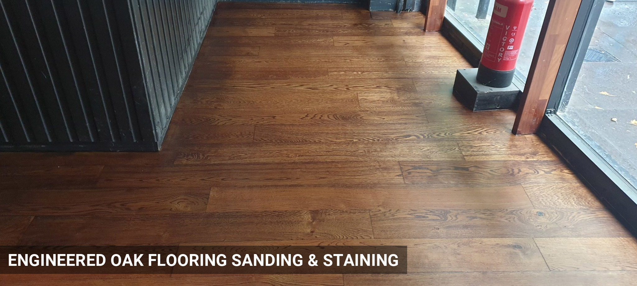 Engineered Oak Flooring Restoration in Dalston