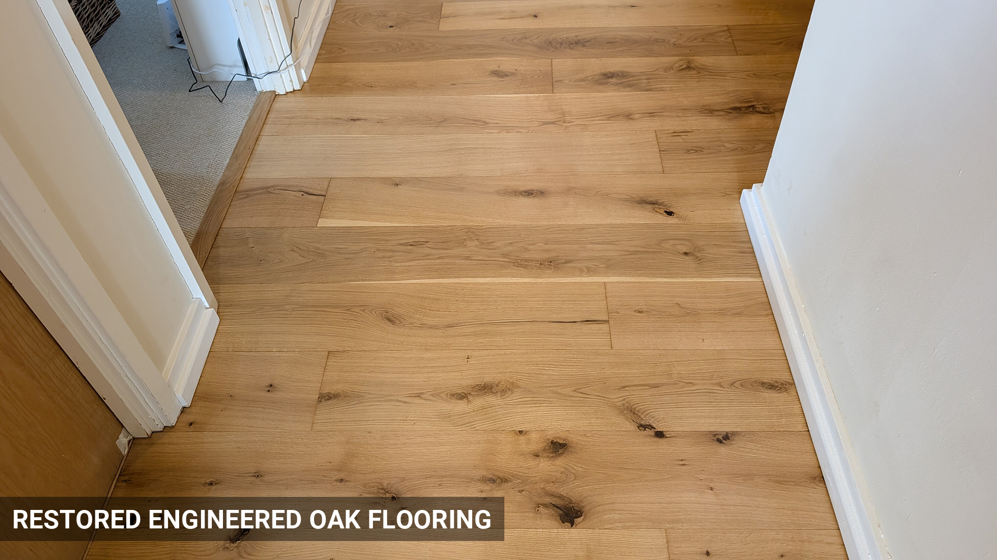 Restored Engineered Oak Flooring in Deptford