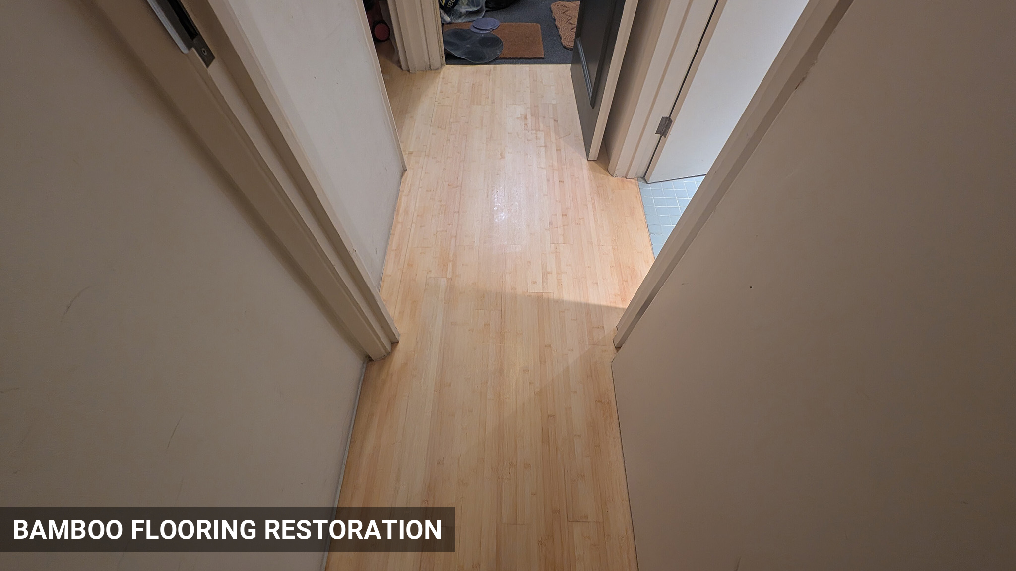Bamboo Flooring Restoration in Bethnal Green