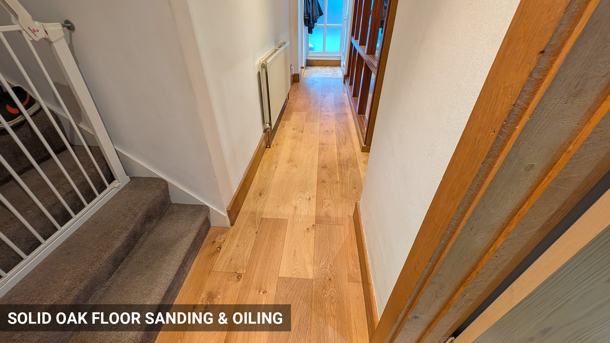 Solid Oak Floor Sanding & Oiling with Osmo Polyx in Wandsworth