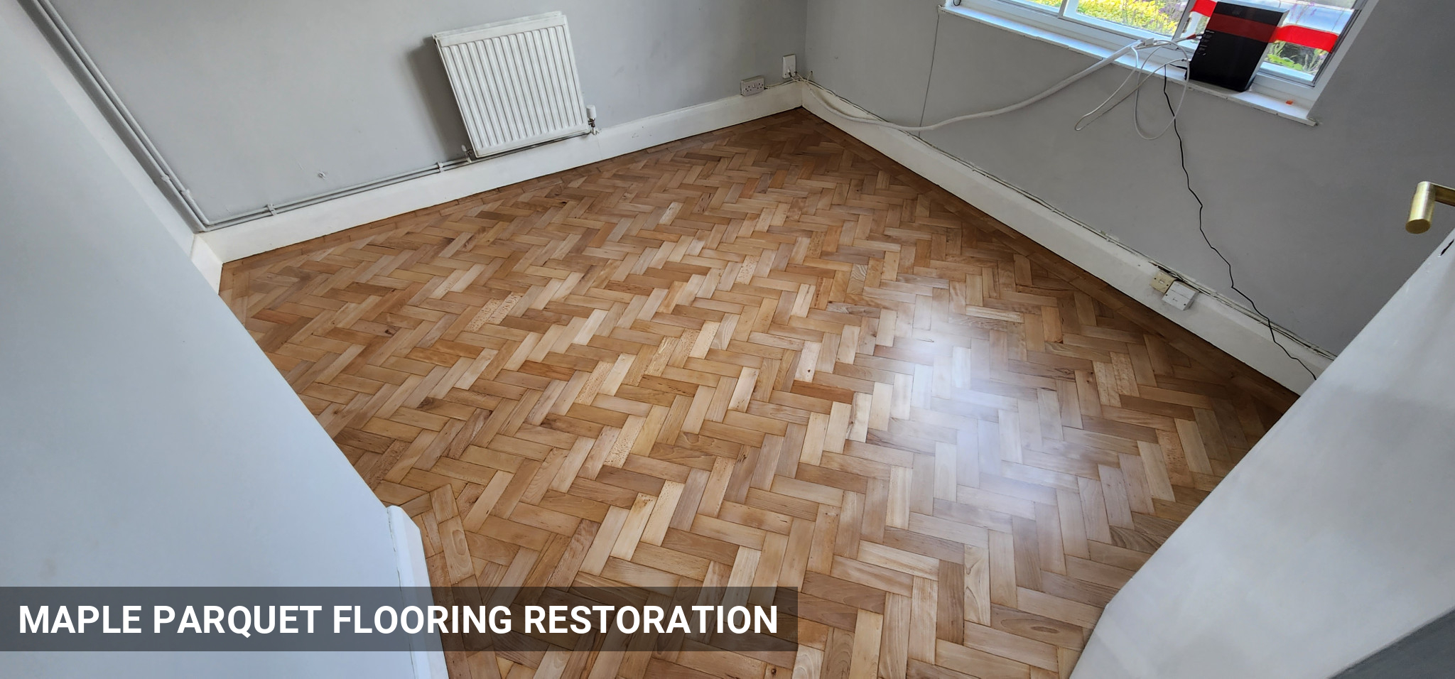 Maple Parquet Wood Flooring Restoration in South Croydon