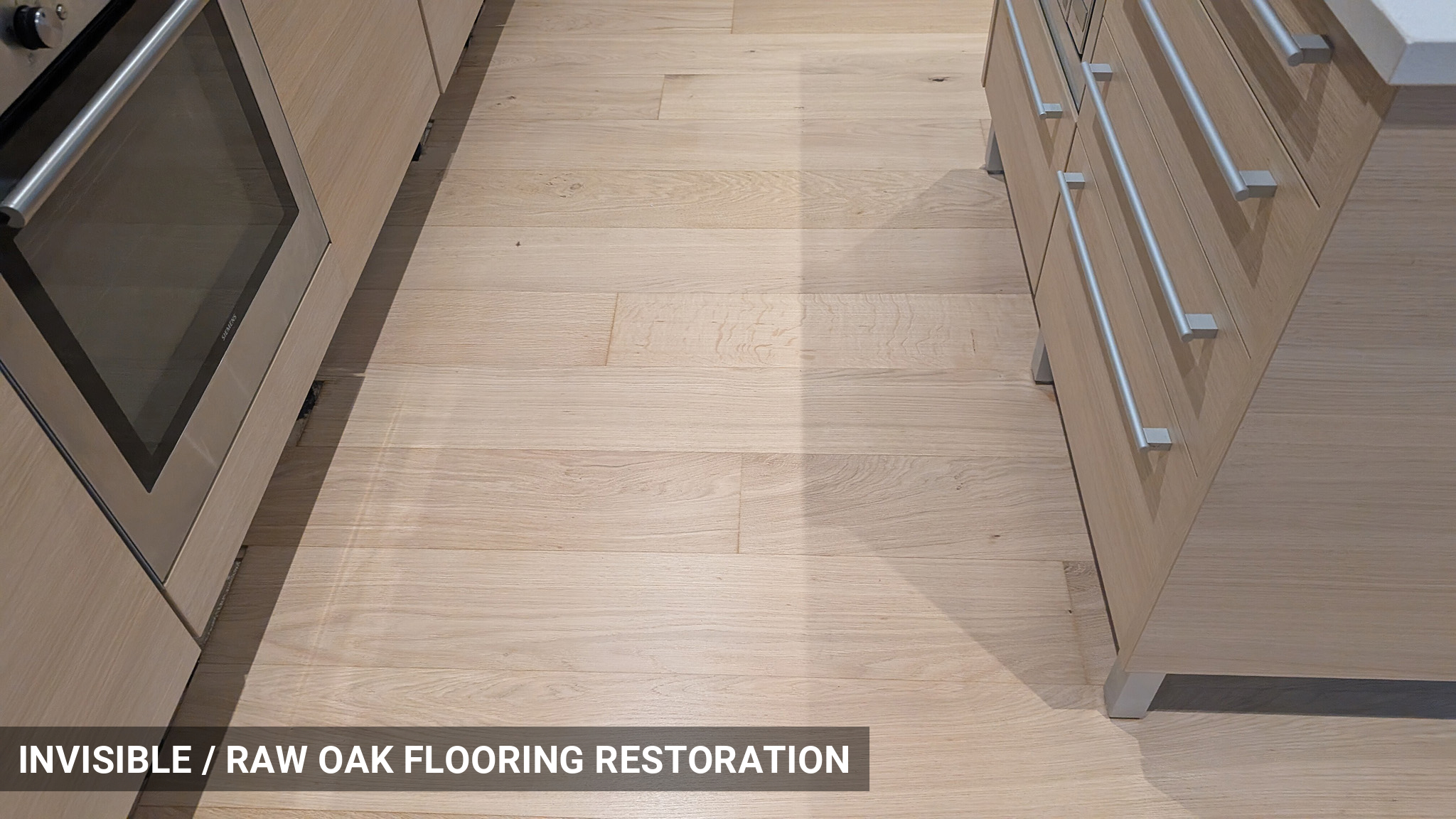 Restoration of Engineered Oak Floors (Invisible / Raw Finish) in Wandsworth