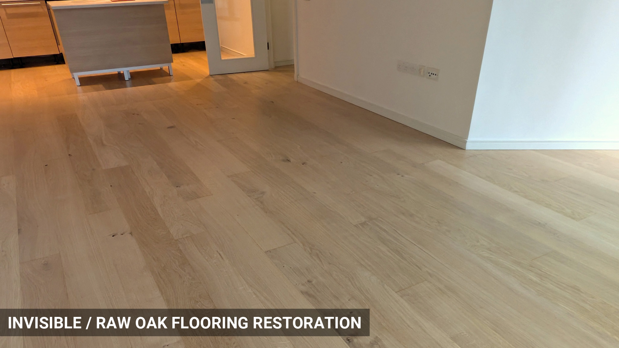 Restoration of Engineered Oak Floors (Invisible / Raw Finish) in Wandsworth