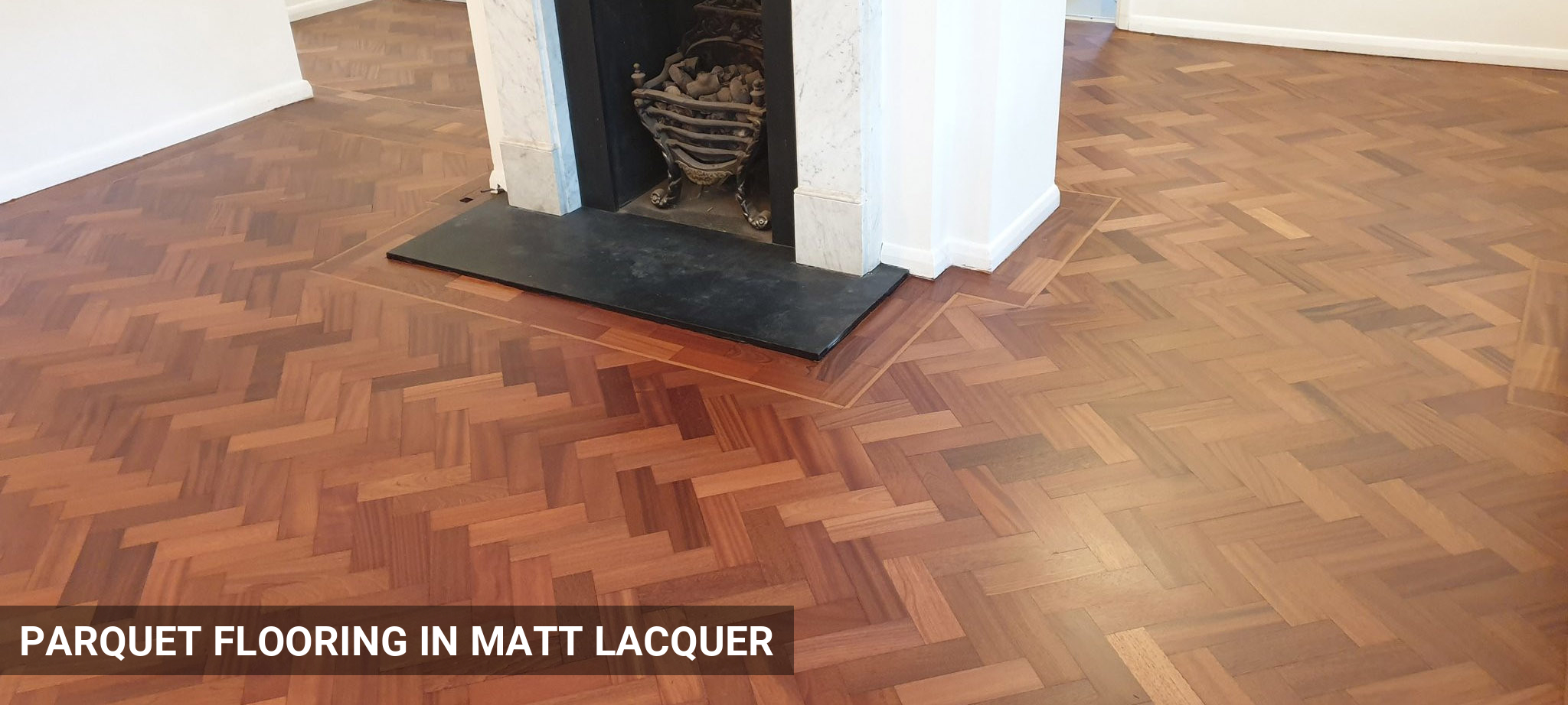 Parquet Wood Flooring in Matt Lacquer in Wimbledon