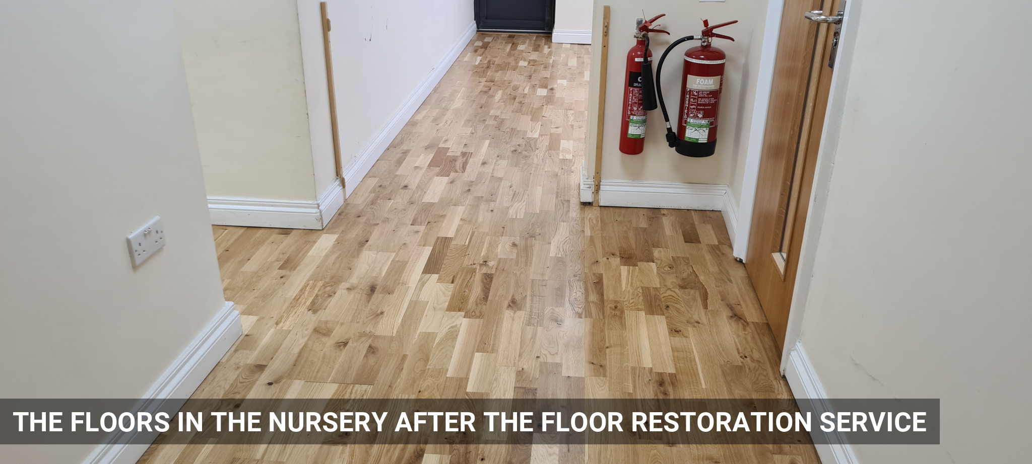 Restoration of Oak Flooring in a Day Nursery in Kensington