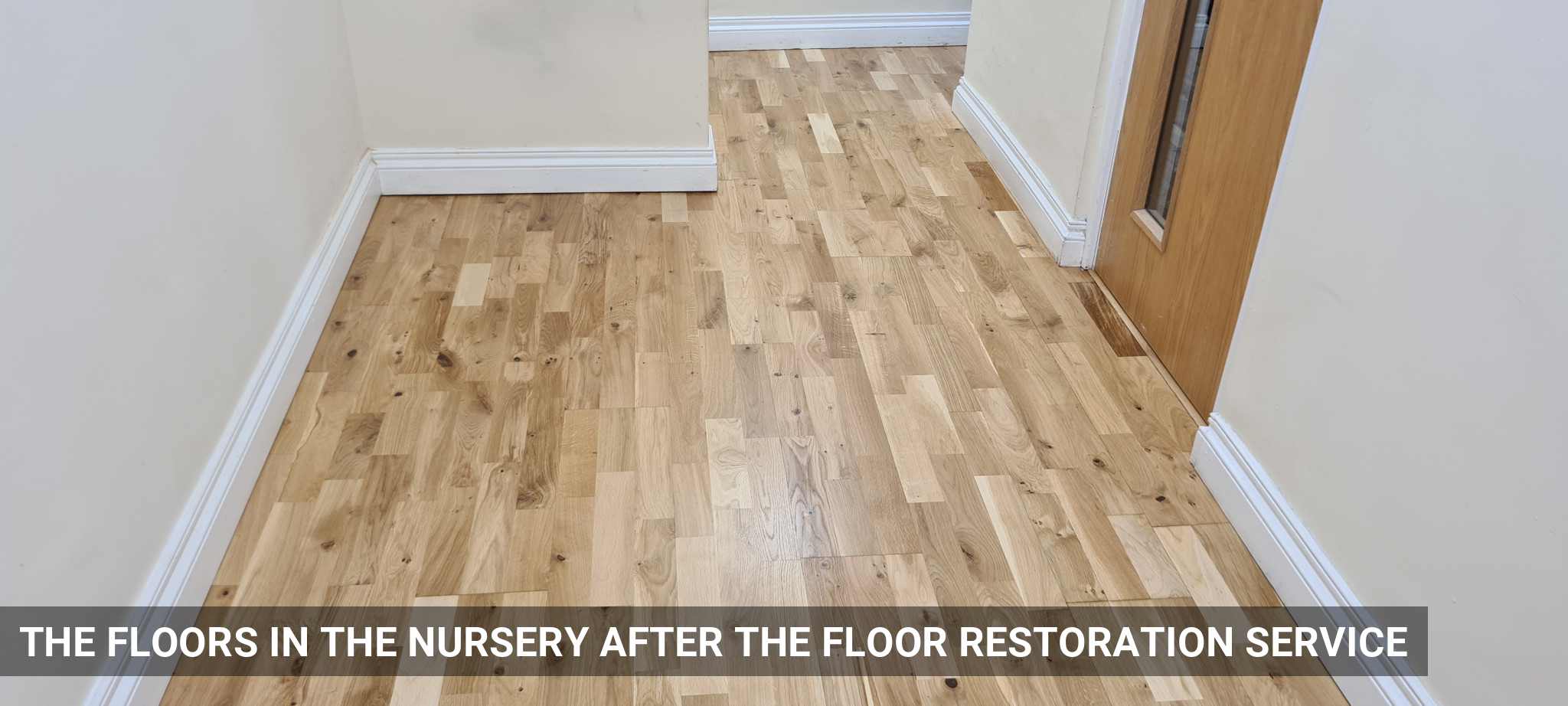 Restoration of Oak Flooring in a Day Nursery in Kensington