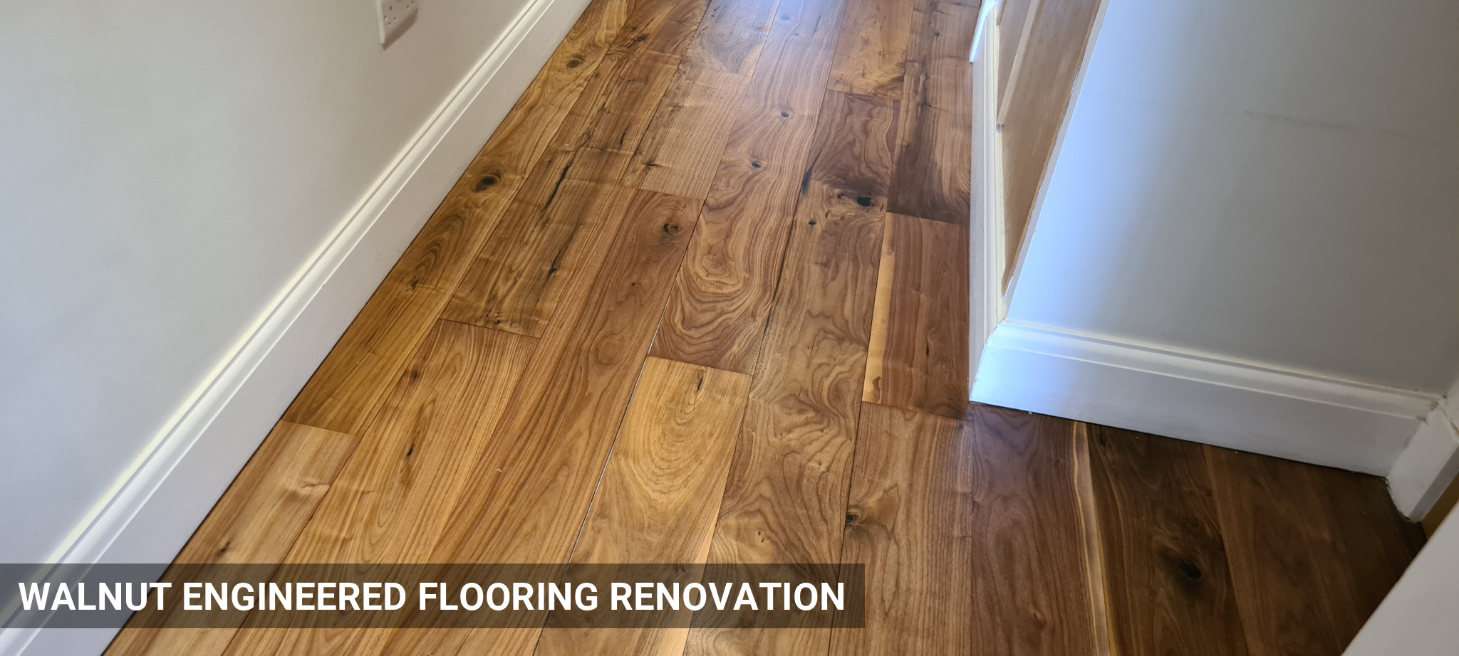 Walnut Engineered Flooring Renovation in Ealing