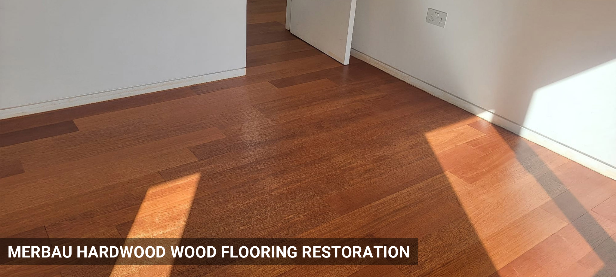 Merbau Hardwood Wood Flooring Restoration in Clerkenwell