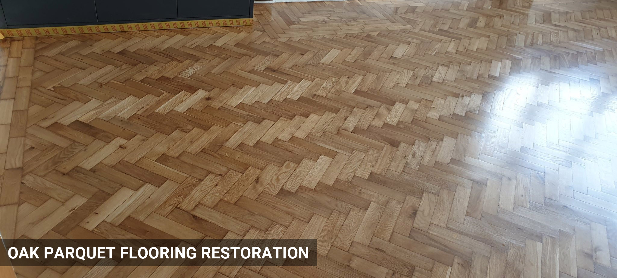 Oak Parquet Floor Repair & Restoration in Sutton