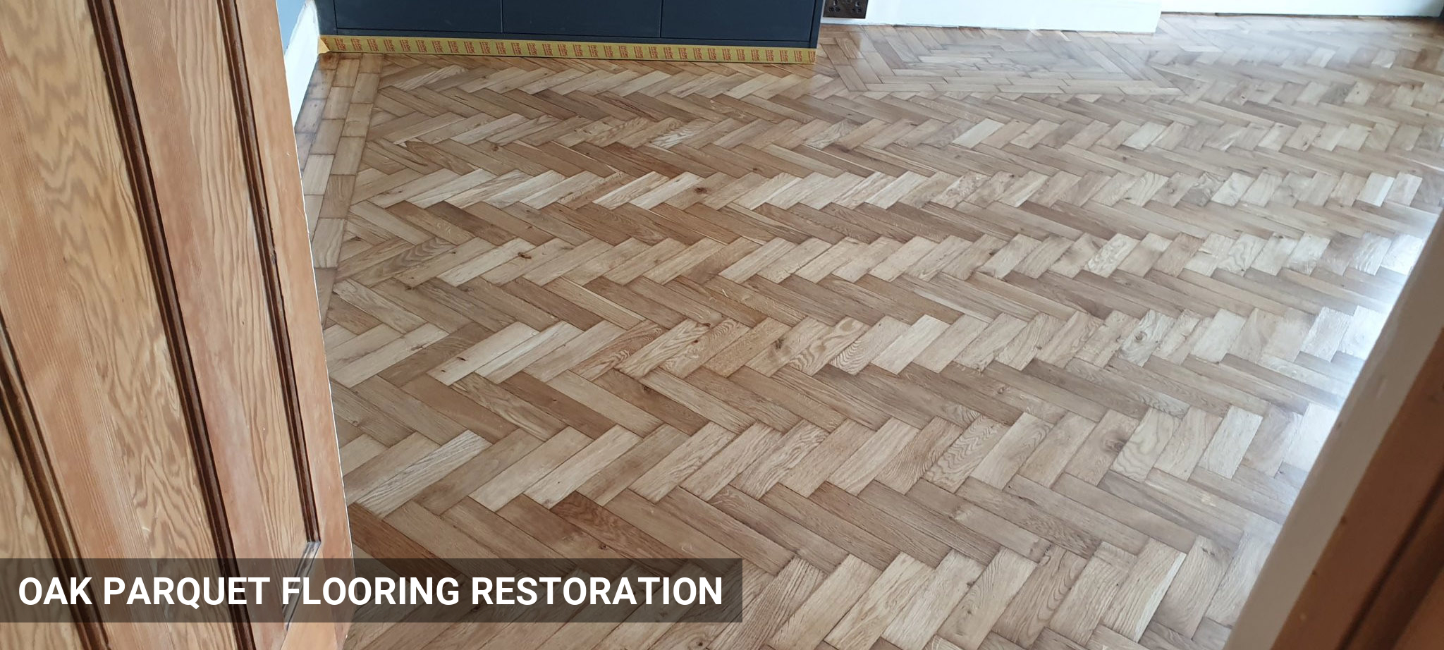 Oak Parquet Floor Repair & Restoration in Sutton