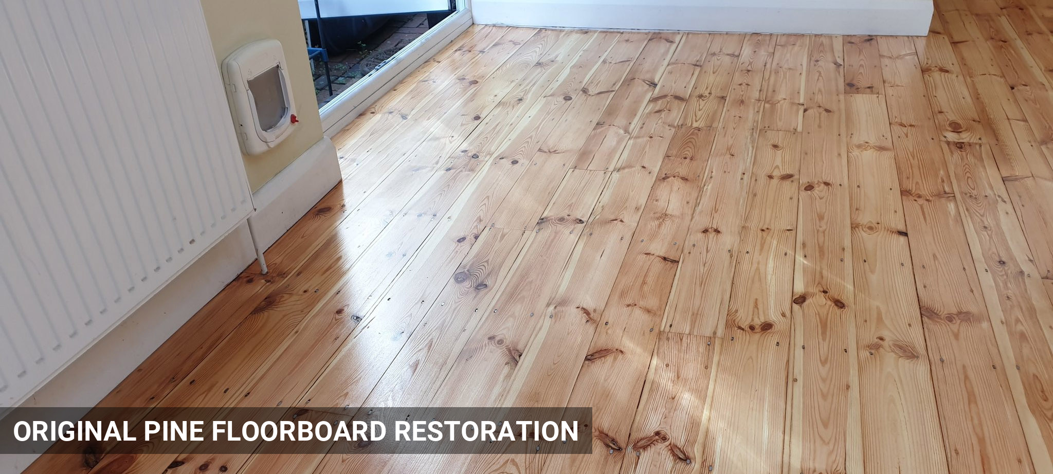 Original Floorboard Restoration in Anerley / Penge